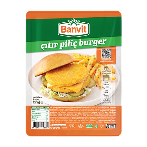 Banvit Piliç Çıtır Burger